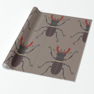 Papel De Regalo Stag Beetle