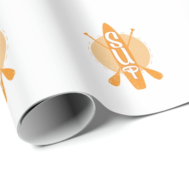 Papel De Regalo Stand up Paddling SUP Board (Esquina del rollo)