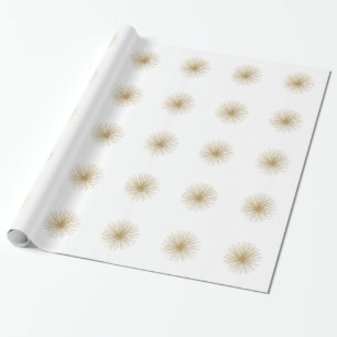 Papel De Regalo Starburst Gold Sputnik