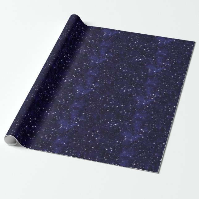 Papel De Regalo Starnight Sky Grid (Desenrollado)