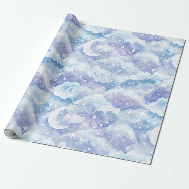 Papel De Regalo Starry Dreams (Desenrollado)