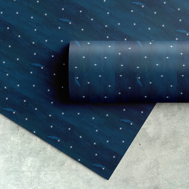 Papel De Regalo Starry Night Navidades (Subido por el creador)