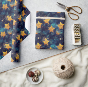 Papel De Regalo Starry Sky