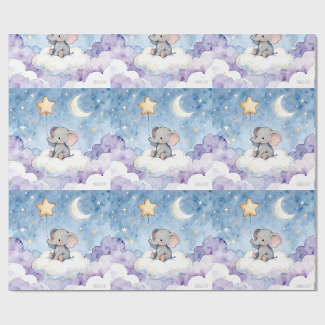 Papel De Regalo Stars repeating pattern wallpaper (Superficie plana)