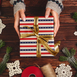 Papel De Regalo Stars Stripes Art