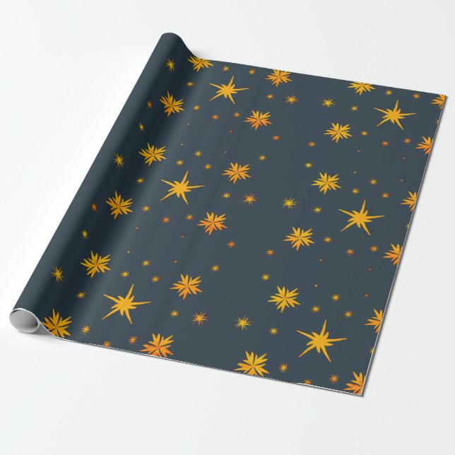 Papel De Regalo Starshine Nightsky (Desenrollado)