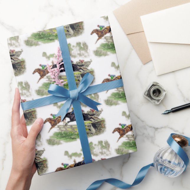 Papel De Regalo "Steeple Chase" (Regalar)