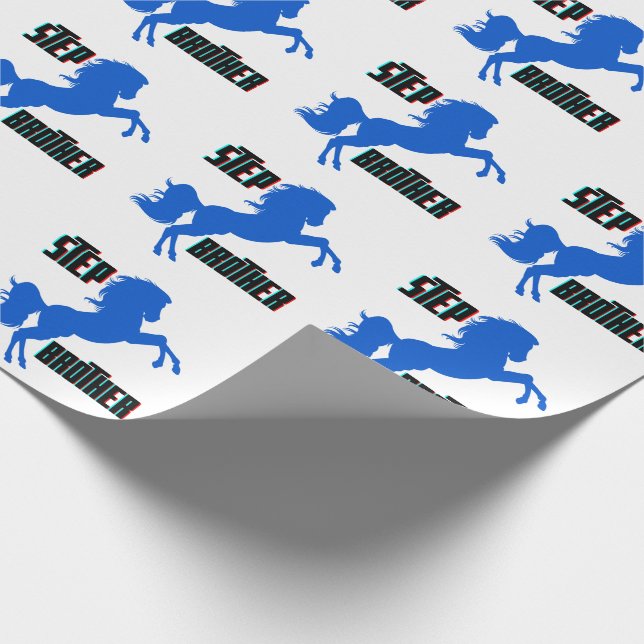 Papel De Regalo Step Brother Horse Rearing (Esquina)