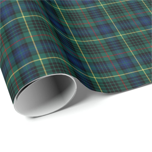 Papel De Regalo Stewart Clan Hunting Tartan (Esquina del rollo)
