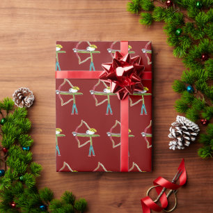 Papel De Regalo Stickman de tiro con arco