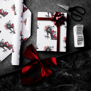 Papel De Regalo Stiletto Araña Vampy   Alto talón de la moda de la