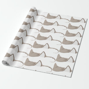 Papel De Regalo Stingray oceánico