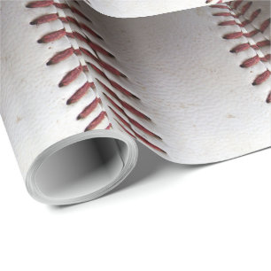 Papel De Regalo Stitches de béisbol (vertical)
