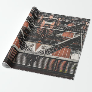 Papel De Regalo Stoops de la construcción de viviendas