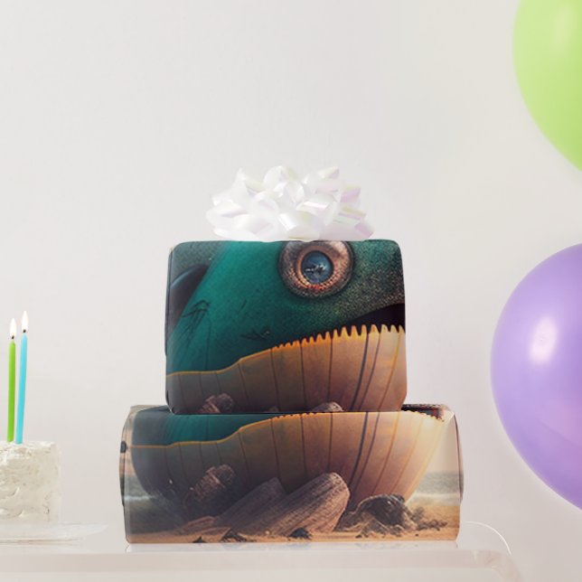 Papel De Regalo Strange Whale (Regalos de fiesta)