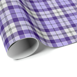 Papel De Regalo Strathclyde Scotland District Tartán Purple Plaid