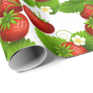 Papel De Regalo Strawberry Fields