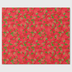 Papel De Regalo Strawberry Medley