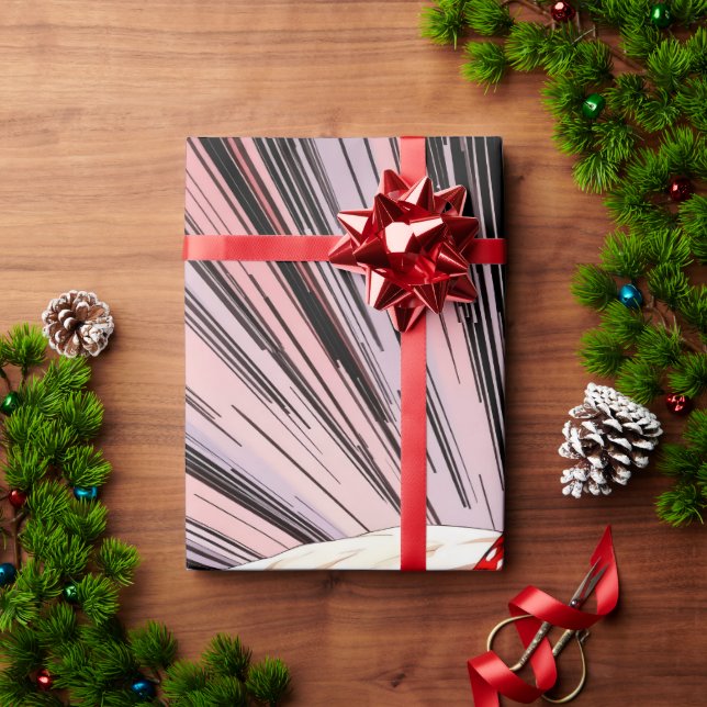 Papel De Regalo Strawberry Shortcake Nostalgia (Regalo de vacaciones)