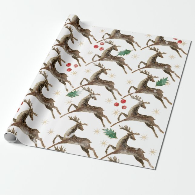 Papel De Regalo String Art Christmas (Desenrollado)