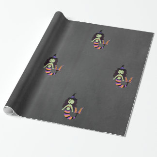 Papel De Regalo Stripe Halloween Mermaid WRAP
