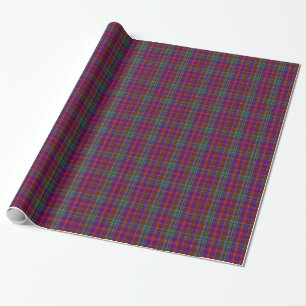 Papel De Regalo Stuart Clan Scottish Tartan Plaid Wrapate Paper