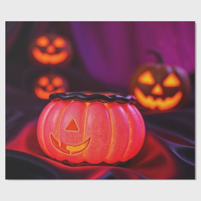 Papel De Regalo Stunning Glowing Halloween Ratled | Limited Offer (Superficie plana)