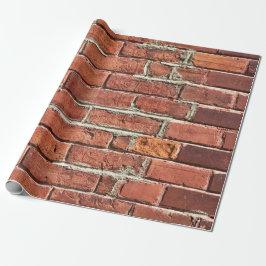 Papel De Regalo Stylish Red Brick Urban Wall