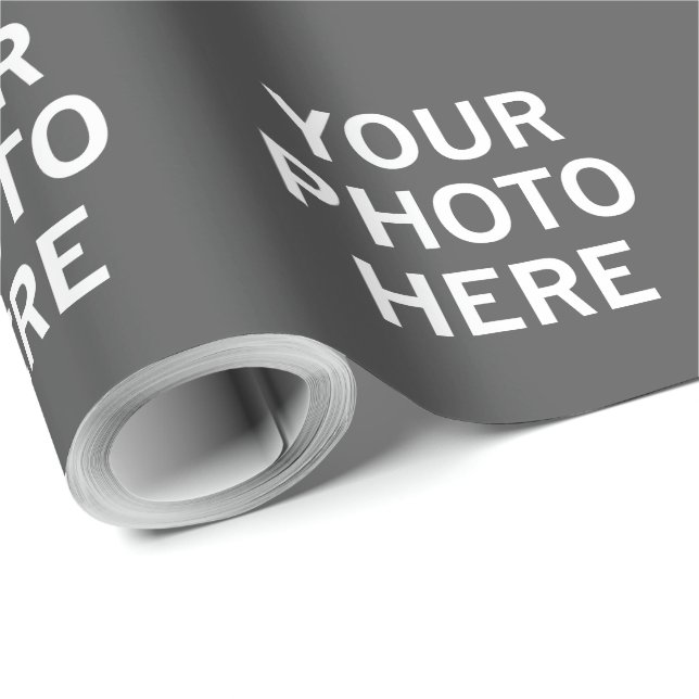 Papel De Regalo Su foto aquí (Esquina del rollo)