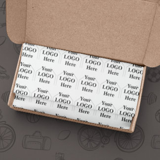 Papel De Regalo Su logotipo aquí Modelo sencillo y moderno
