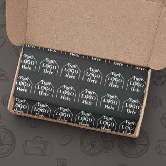 Papel De Regalo Su logotipo aquí Patrón simple moderno