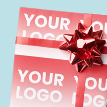 Su logotipo y degradado de color de fondo editable