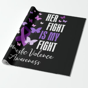 Papel De Regalo Su lucha es mi lucha contra la violencia doméstica