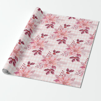 Papel De Regalo Suave Flor de Navidad Poinsettia TMF26