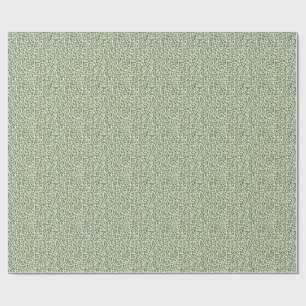 Papel De Regalo Suave patrón de follaje de hoja botánica verde sal