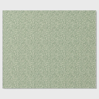 Papel De Regalo Suave patrón de follaje de hoja botánica verde sal
