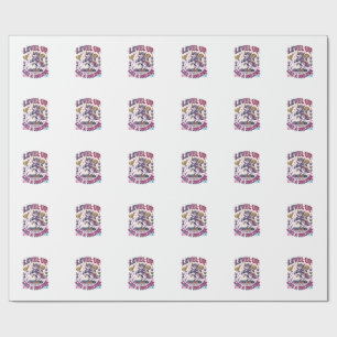 Papel De Regalo Sube de Nivel como un Comercial de Unicornio Diseñ