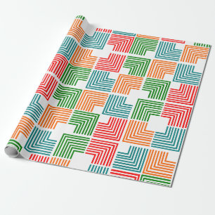 Papel De Regalo Subprocesos cuadrados