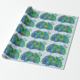 Papel De Regalo Succulent del elefante