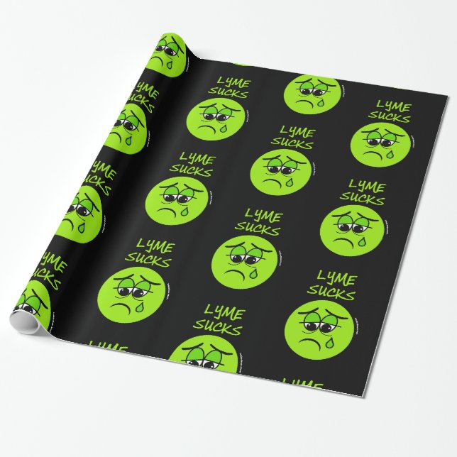 Papel De Regalo SUCKS... Lyme (Desenrollado)