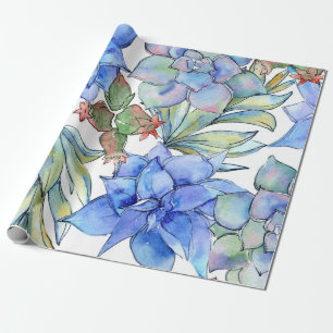 Papel De Regalo Suculentos