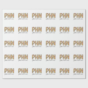 Papel De Regalo Sudadera de enfermera de salud pública PHN RN Cami