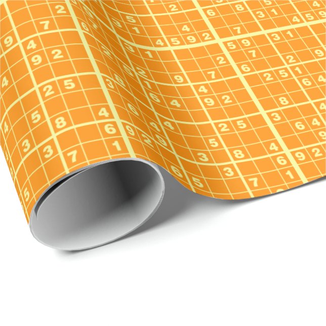 Papel De Regalo Sudoku (Esquina del rollo)