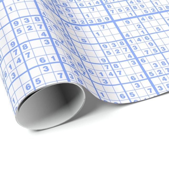 Papel De Regalo Sudoku (Esquina del rollo)