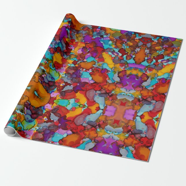 Papel De Regalo Sueño de Confeti (Desenrollado)