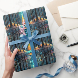 Papel De Regalo Sueño feriado irlandés 🎄 brillante árbol navideño