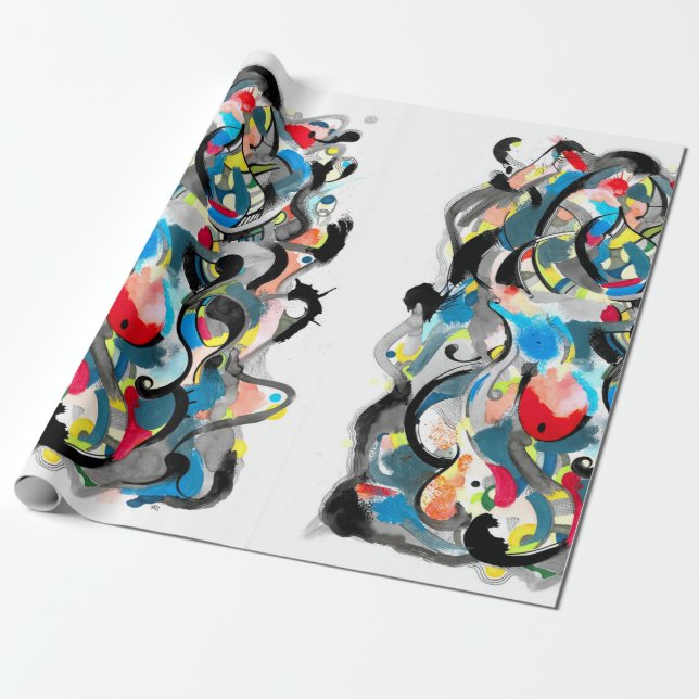 Papel De Regalo Sueño galáctico (Desenrollado)