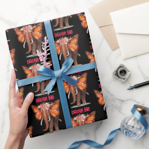 Papel De Regalo Sueño Grande Como Un Elefante Inspirador