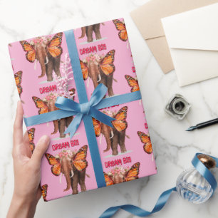 Papel De Regalo Sueño Grande Como Un Elefante Inspirador