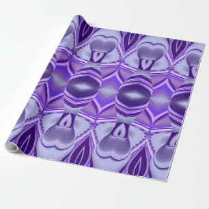 Papel De Regalo Sueño púrpura , Abstracto Fantasía Arcoiris
